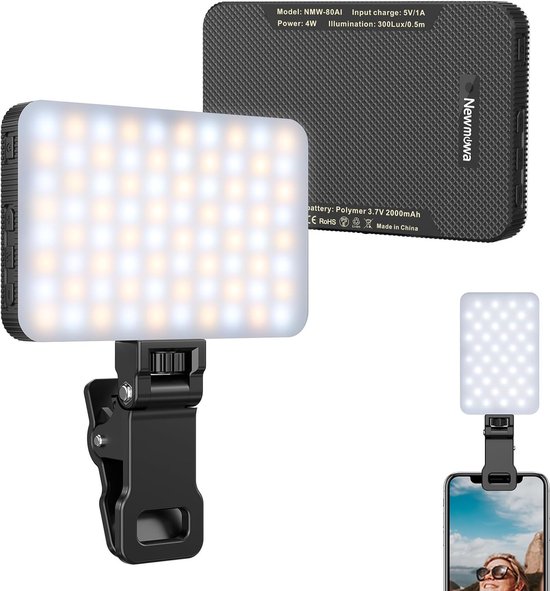 2 stuks fotolampen, draadloos, magnetisch schilderlicht met 3