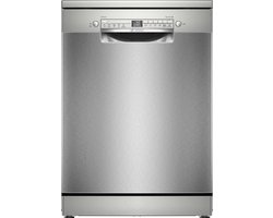Bosch SMS2HTI02E - Serie 2 - Vrijstaande vaatwasser - 60 cm - Geborsteld staal - Anti-fingerprint - Energielabel D - Home Connect
