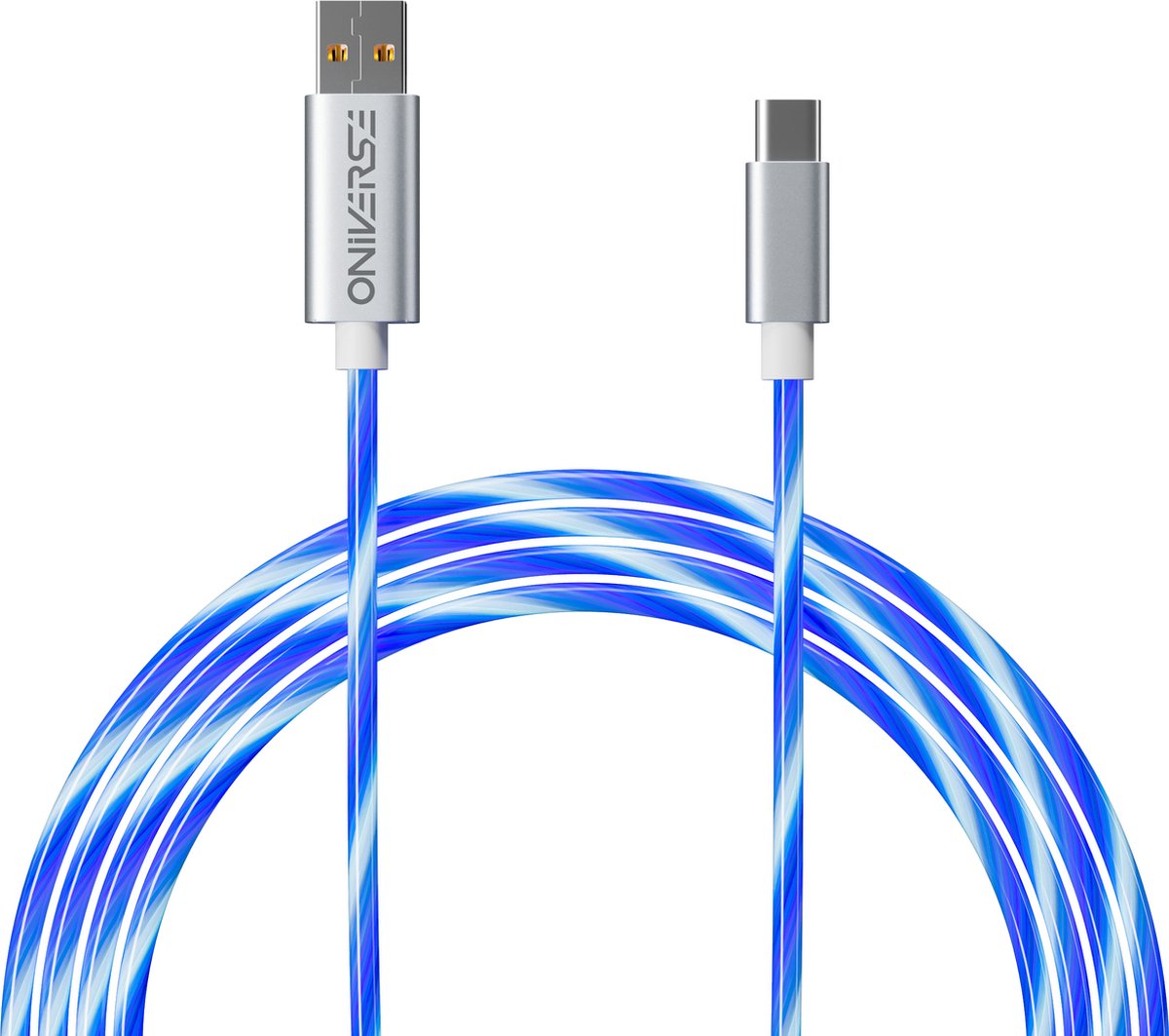 ONIVERSE - LED Fast Charger Cable White - USB-C