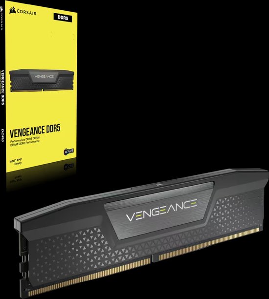 Mémoire RAM CORSAIR Vengeance 32Go (2x16Go) DDR5 6400MHz CL36 - Compatible AMD EXPO & Intel XMP 3.0 - Pour PC Gaming