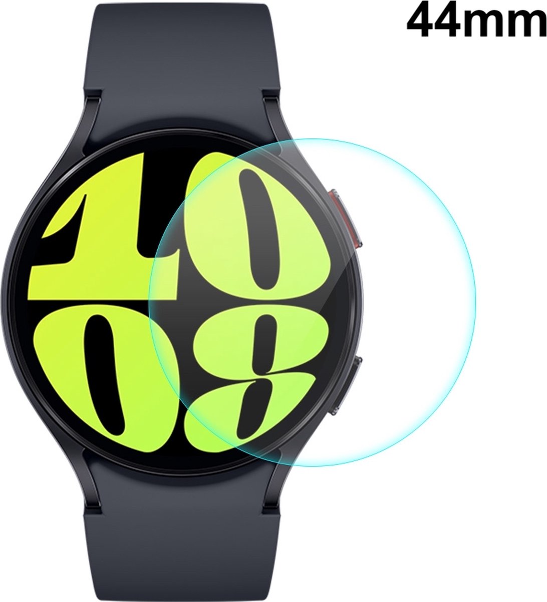 By Qubix - Screen protector - Tempered Glass - Geschikt voor de Samsung Galaxy Watch 7 - 44mm