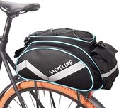 Fietstas Enkelde - Zinaps Fiets fietstas Rack Bag Waterdichte Multifunctionele Pannier Tas voor Fietszitje Outdoor Fietsmand Schouder Handtas- (WK 02127)