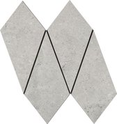 Keramische tegel Mosaic Bristol Diamond Gray- 29,97x28,3 - Woodson and Stone - grijs