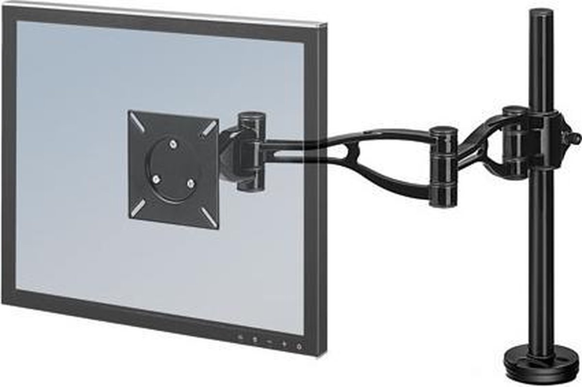Fellowes Vista - Enkele Monitor arm met klem - voor 1 scherm (tot 32 inch) - Zwart