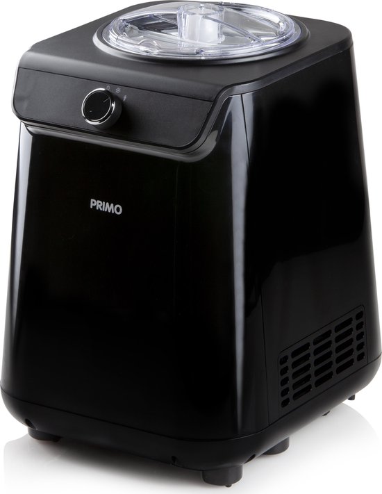 Primo pr404im ijsmachine - roomijsmachine met compressor - zelf vriezend - 1,2l - zwart