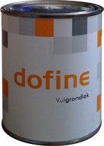 Dofine Hoog Vullende Thixotrope Grondlak - Geschikt voor Hout - 1 Liter - Grijs