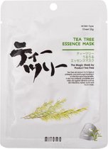 MITOMO Tea Tree Essence Gezichtsmasker - Face Mask Beauty - Valentijn Cadeautje voor Haar - Japanese Skincare Rituals - Masker Gezichtsverzorging - Huidverzorging Vrouwen