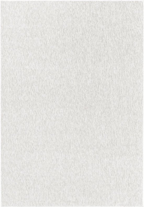 Modern laagpolig vloerkleed Nizza - crème - 80x150 cm