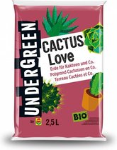 UNDERGREEN Cactus Love - Biologische Potgrond Cactussen & Vetplanten - 2,5L