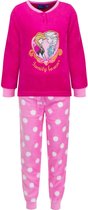 Disney meisjes pyjama Frozen fleece - Roze  - 98  - Fuchsia