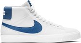 Nike Sb Zoom Blazer Mid Schoenen - White/court Blue-white-white