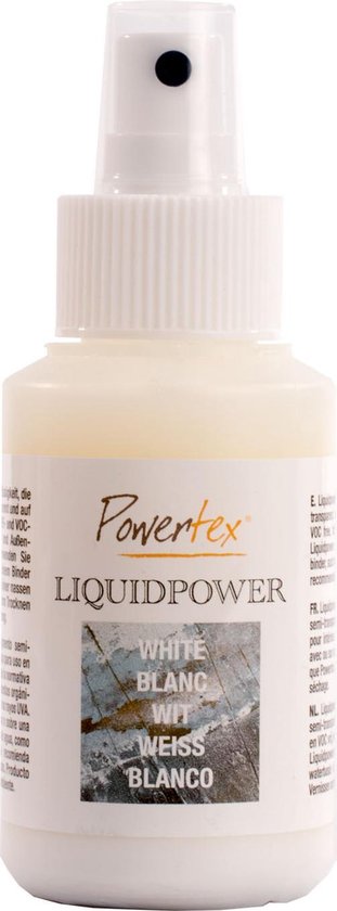 Foto: Powertex textielverharder liquidpower white 100ml