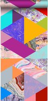 Origin vlies wallpaper XXL kleurrijk marmer effect meerkleurig - 357202 - 46 cm x 8,37 m