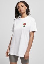 Mister Tee Dames Tshirt -XS- Rose Wit