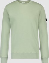 Purewhite -  Heren Regular Fit   Sweater  - Groen - Maat XS