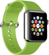 Shop4 - Bandje voor Apple Watch 7 41mm - Siliconen Groen