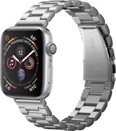 Spigen - Bandje voor Apple Watch 7 45mm - Roestvrijstaal Modern Fit Zilver