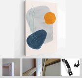 Set of creative minimalist hand painted illustrations for wall decoration, postcard or brochure cover design - Modern Art Canvas - Vertical - 1719424231 - 50*40 Vertical