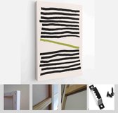Set of creative minimalist hand painted illustration for wall decoration, postcard or brochure design - Modern Art Canvas - Vertical - 1727603785 - 50*40 Vertical