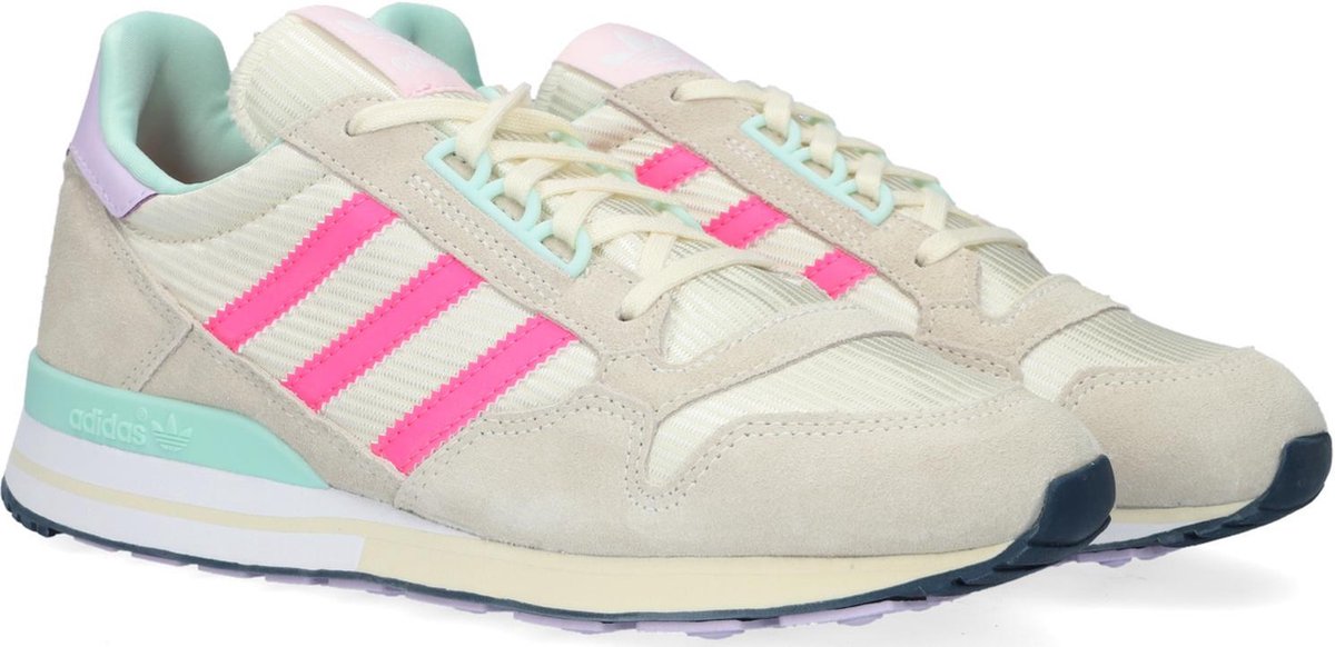 adidas ZX 500 W Dames Sneakers - Cream White/Solar Pink/Clear Pink - Maat  41 1/3 | bol.com