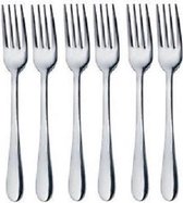 Masterchef Diner Vorken - Set van 6 - RVS - MasterClass