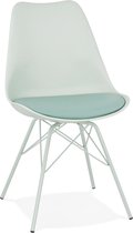 Alterego Lichtgroene industriële design stoel 'BYBLOS'