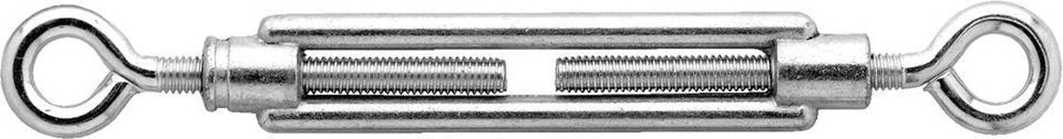 Spanschroef M8x110 – verzinkt – haak / oog – draadspanner staal