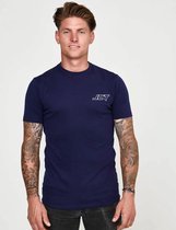 JORCUSTOM Driven Slim Fit T-Shirt - Navy - Volwassenen - Maat L