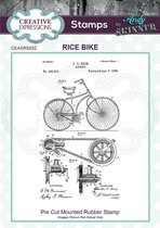 Creative Expressions Cling stamp - Fiets - 10,2 x 6,2cm