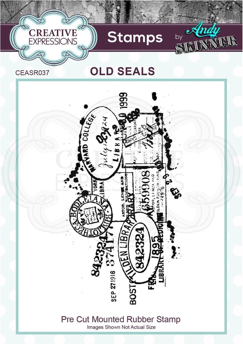 Creative Expressions Cling stamps - Duurzame rubberen stempels - 5,4 x 9,8cm