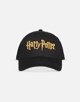 Harry Potter - Gold Logo Verstelbare pet - Zwart