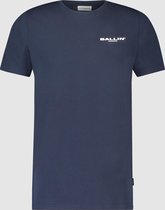 Ballin Amsterdam -  Heren Slim Fit   T-shirt  - Blauw - Maat S