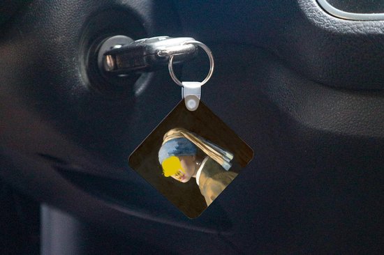 Porte-clés - Boucle d'oreille fille à la perle - Vermeer - Art - Plastique