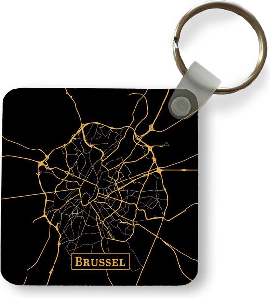 Zilveren sleutelhanger met Mercedes