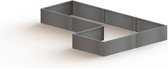 MySteel Verzinkt staal plantenbak Kansas 1200   - Hoogte: 400mm