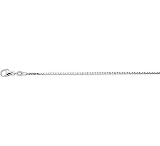 YO&NO - Ketting - Zilver - Venetiaans - 1,3mm - Sieraden vrouw - Gerhodineerd - Zilver 925