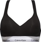 Calvin Klein dames Modern Cotton bralette top - met voorgevormde cups - zwart - Maat: M