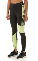 Puma Favourite Logo 7/8 Sportlegging - Zwart/Oranje Dames - Maat M