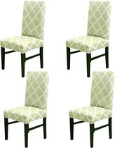 Stoelhoezen Eetekamerstoelen - Zinaps stoel Cover Set van 1/4/6 stoelhoezen, stretch, elastische stoelhoes voor huis, eetkamer, bruiloft boeket, hotel, restaurant, decor (WK 02130)