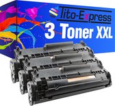 PlatinumSerie� 3 Toner XXL Black compatibel voor HP CF283A MFP M 120 Series M 125 A M 125 NW M 125 RNW M 126 A