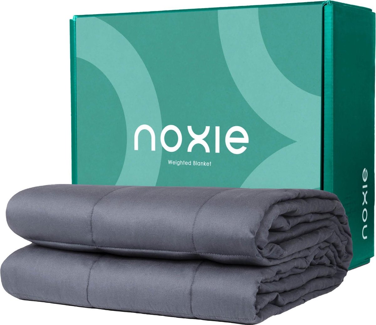 Noxie Premium Verzwaringsdeken 7 KG - Weighted Blanket - Katoen - 150x200cm - Grijs