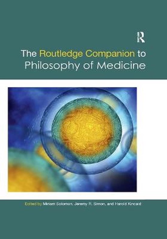 The Routledge Companion to Philosophy of Medicine, avec une image d'une cellule.