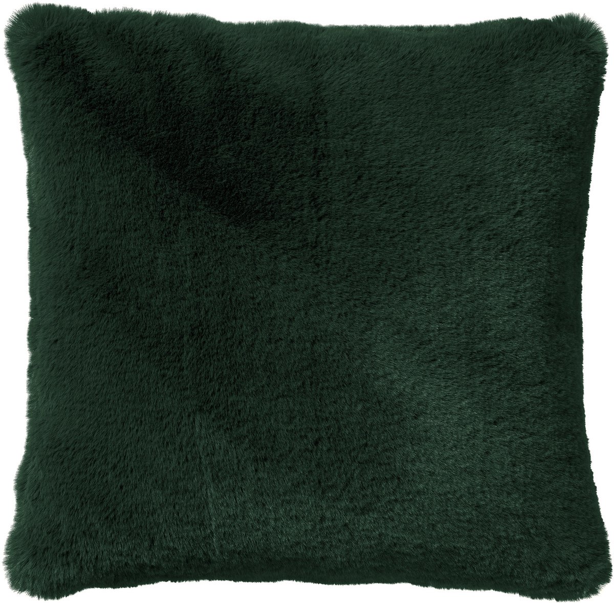 Dutch Decor ZAYA - kussenhoes 45x45 cm - bontlook - Mountain View - groen - met rits - zonder binnenkussen Donkergroen