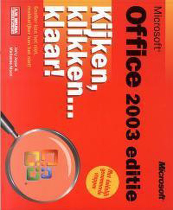 Cover van het boek 'Kijken, klikken ... klaar ! Microsoft Office 2003'