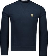 Belstaff Sweater Blauw Normaal - Maat M - Heren - Herfst/Winter Collectie - Katoen