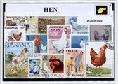 Hennen – Luxe postzegel pakket (A6 formaat) - collectie van verschillende postzegels van hennen – kan als ansichtkaart in een A6 envelop. Authentiek cadeau - kado - kaart - boerder