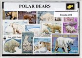 Ijsberen – Luxe postzegel pakket (A6 formaat) : collectie van verschillende postzegels van ijsberen – kan als ansichtkaart in een A6 envelop - authentiek cadeau - kado tip - gesche