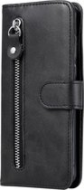 Samsung Galaxy Note 20 Book Case Hoesje met Rits - Kunstleer - Pasjeshouder - Portemonnee - Samsung Galaxy Note 20 - Zwart