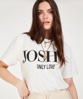 JOSH V     TEDDY ONLY LOVE T-shirt Wit - Maat 2XL