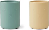 Drinkbekers Ethan cup Rabbit peppermint wheat yellow - Liewood